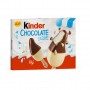 Glace bâtonnet KINDER CHOCOLAT au lait, double enrobage lait chocolat x4 - 152g