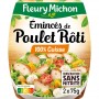 EMINCES de POULET ROTI, Conservation Sans Nitrite 2 x 75 g