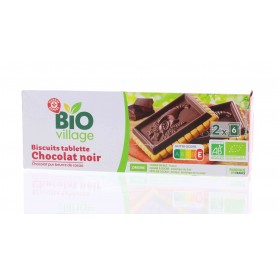 Biscuits tablette chocolat noir bio - 15