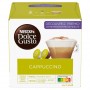 NESCAFE DOLCE GUSTO Cappuccino Extra Crema 16 Capsules (8 Lait et 8 Café)