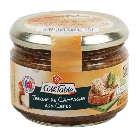 TERRINE DE CAMPAGNE AUX CEPES 180G(1034882)
