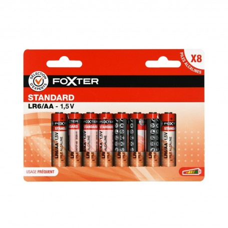 PILES ALCA LR6 X8 FOXTER