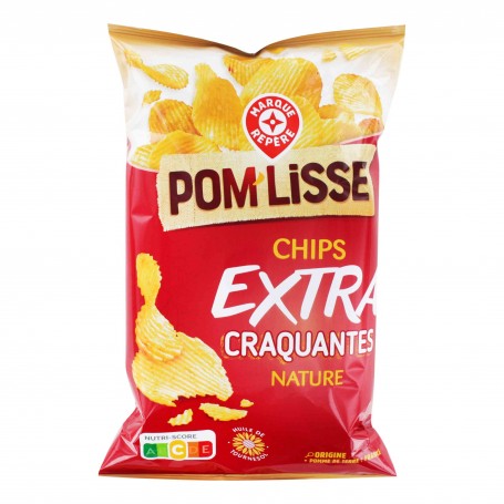 CHIPS EXTRA CRAQUANTES ONDULEES 150G POM'LISSE