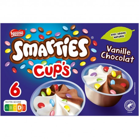 SMARTIES POT Vanille  Chocolat 6x39g