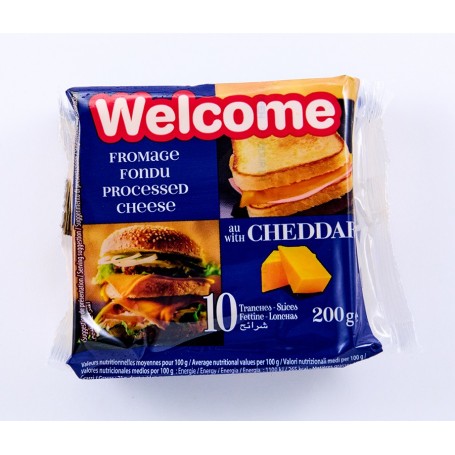 Tranches cheddar x10 - WELCOME - 200g