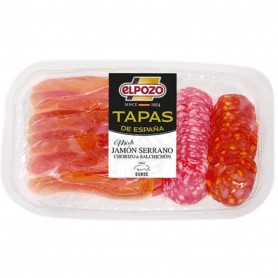 TAPAS MIX 120 GR (jambon Serrano - chorizo - saucisson)