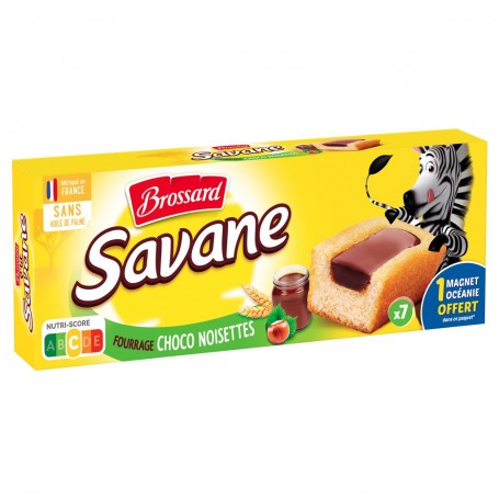 SAVANE POCKET CHOCO-NOISETTE X7 189G BROSSARD