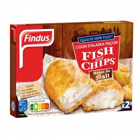 Colin d'Alaska MSC façon Fish Chips notes de Malt X2 - 240g