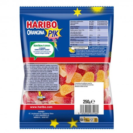 Bonbons acidulés HARIBO Orangina PIK 250g