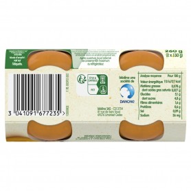 BLEDINA Mon 1er Petit Pot Carottes 2x130g Dès 4/6 mois