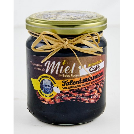 Miel de baies roses aromatisé café - TALENTS REUNION - 250g