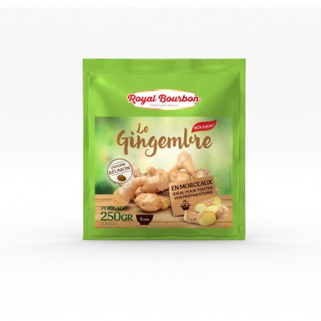 GINGEMBRE REUNION SURGELES IQF 250G ROYAL BOURBON
