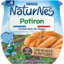NESTLE NATURNES Petits Pots Bébé Potiron -2x130g -Dès 4/6 mois