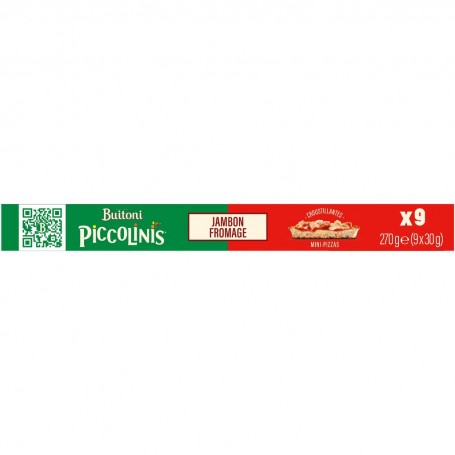 BUITONI PICCOLINIS Jambon Fromage 9x30g