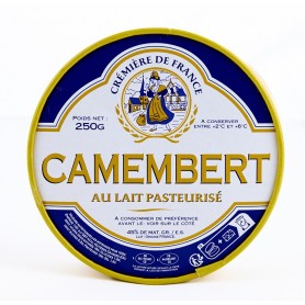Camembert au lait pasteurisé - CREMIERE DE FRANCE - 250g