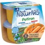NESTLE NATURNES Petits Pots Bébé Potiron -2x130g -Dès 4/6 mois