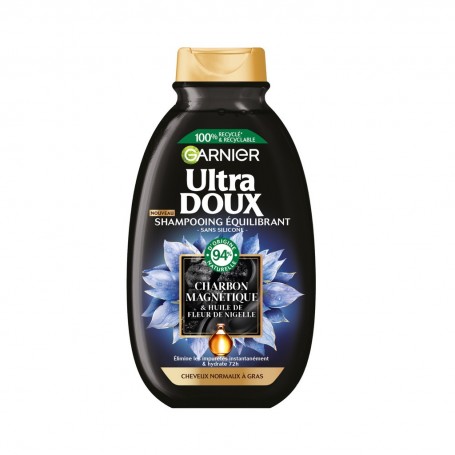 GARNIER ULTRA DOUX CHARCOAL SHAMPOOING 250ML