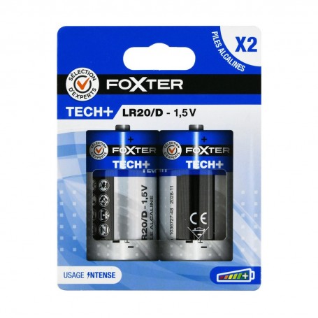 PILES ALCA LR20 X2 TECH+