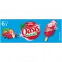 Bâtonnet OASIS SO FRUIZ vanille sauce et enrobage fruits rouges x6