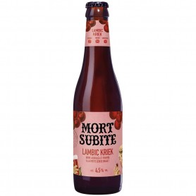 MORT SUBITE Lambic Kriek Bière Belge aromatisée cerise 33cl 4,5% Alc.