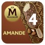 Magnum Glace Bâtonnet Amande 4x100ml