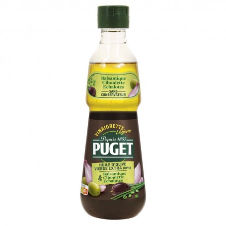 PUGET VINAIGRETTE BALSAMIQUE CIBOULETTE ÉCHALOTES 330 ML