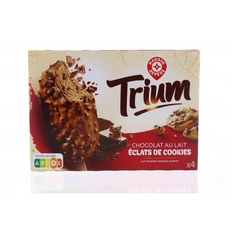 TRIUM CHOCOLAT LAIT COOKIES X4 290G(1062182)