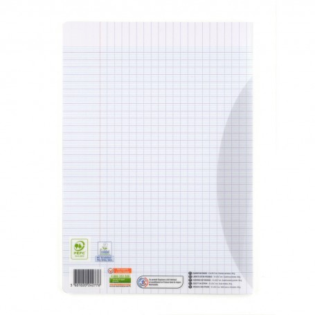 CAHIER 96P 21X29,7 SEYES PP ASS ESQ