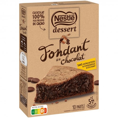 NESTLE DESSERT Préparation pour Fondant au Chocolat 317g