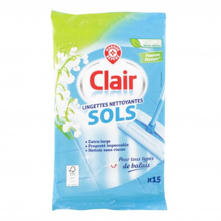 LINGETTES SOL FRAICHEUR MUGUET X15(1042814)