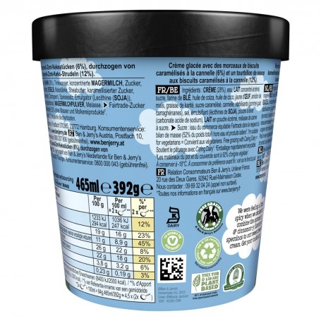 Ben  Jerry's Glace en Pot Spectacu-love 465ml