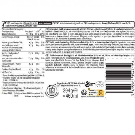 Häagen-Dazs Pot Cookie Dough Chip 460ml