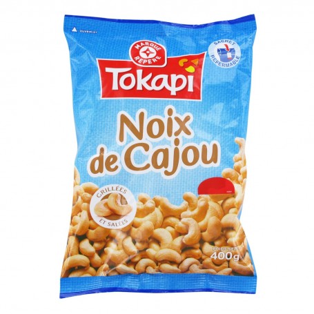 NOIX DE CAJOU GRILLEES TOKAPI 400G