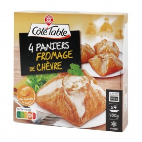 FEUILLETES CHEVRE X4 400G(1038055)