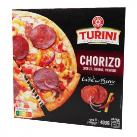 PIZZA CHORIZO CUITE SUR PIERRE 400G(1059890)
