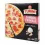 Pizza jambon fromages Cuite sur pierre 400g TURINI