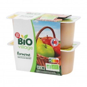 COUPELLES SSA POMME BIO 4X100G(1062080)