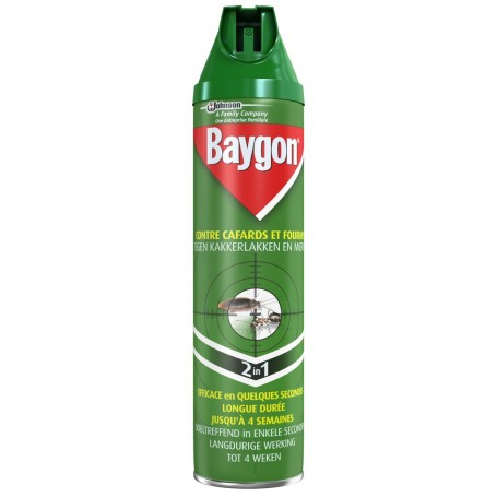 BAYGON AEROSOL INSECTES RAMPANTS 400 ML