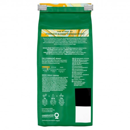 STARBUCKS Blonde Espresso Roast Café en Grains 450g