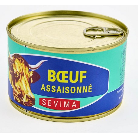 Boîte boeuf assaisonné - SEVIMA - 405g