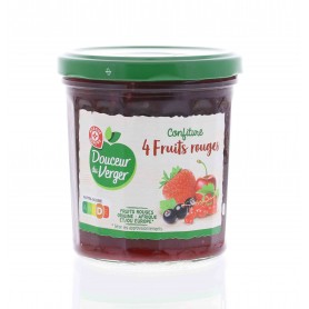Confiture 4 fruits rgs 370G Douceur du verger