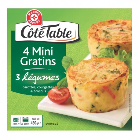 MINI GRATINS 3 LEGUMES 480G SURG(1033300)