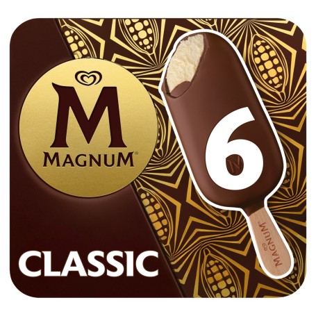 Magnum Glace Bâtonnet Classic 6x100ml