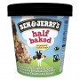 Ben  Jerry's Glace en Pot Chocolat, Vanille  Cookie Half Baked 465ml