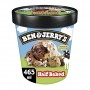 Ben  Jerry's Glace en Pot Chocolat, Vanille  Cookie Half Baked 465ml
