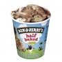 Ben  Jerry's Glace en Pot Chocolat, Vanille  Cookie Half Baked 465ml