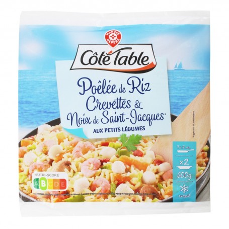 POELEE RIZ ST JACQU CREV 600G SURG(1060165)