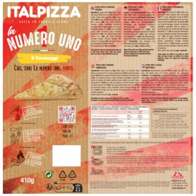 ITALPIZZA - Pizza Numero Uno 5 Formaggi 410gr