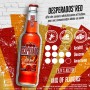 Desperados Red - Bière aromatisée Cachaça, Frts rgs, Guarana - 65cl - 5,9