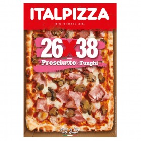 ITALPIZZA - PIZZA 26X38 PROSCIUTTO E FUNGHI 560g